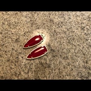 Kendra Scott red arrow earrings